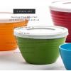 BINO Plastic Mini Prep Bowls with Lids Set – Plastic Bowl Set Prep Bowls for Kitchen(Multicolor)