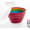 BINO Plastic Mini Prep Bowls with Lids Set – Plastic Bowl Set Prep Bowls for Kitchen(Multicolor)