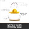 BINO | Citrus Juicer | Lemon Squeezer | Hand Press Manual Juicer for Squeezing Fruit | Juicing Limes & Oranges | Manual Hand Citrus Squeezer | Juicing Tool | Kitchen Tool