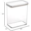 BINO | Food Storage Containers with Bamboo Lids, 3.8 Qt/3.6 Liter – 20 Pack | THE SNAP+ COLLECTION | Airtight Food Storage Containers with Lids Pantry Organization BPA-Free Containers for Organizing(Clear)