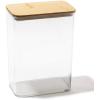 BINO | Food Storage Containers with Bamboo Lids, 3.8 Qt/3.6 Liter – 20 Pack | THE SNAP+ COLLECTION | Airtight Food Storage Containers with Lids Pantry Organization BPA-Free Containers for Organizing(Bamboo)