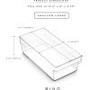 BINO | Plastic Storage Bins, Large – 12 Pack | THE HANDLER COLLECTION | Multi-Use Organizer Bins | Built-In Handle | BPA-Free | Pantry Organization | Home Organization | Fridge Organizer | Freezer Org(12PK – SHALLOW – LARGE – 12 x 8 x 4)