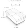 BINO | Plastic Storage Bins, Large – 12 Pack | THE HANDLER COLLECTION | Multi-Use Organizer Bins | Built-In Handle | BPA-Free | Pantry Organization | Home Organization | Fridge Organizer | Freezer Org(12PK – LARGE – 14 x 8 x 4)
