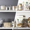 BINO | Plastic Storage Bins, Large | THE CURVE COLLECTION | Multi-Use Fridge / Freezer Organizer | Built-In Handle | BPA-Free | Pantry and Home Organization(1)