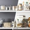BINO | Plastic Storage Bins, Large | THE CURVE COLLECTION | Multi-Use Fridge / Freezer Organizer | Built-In Handle | BPA-Free | Pantry and Home Organization(2)