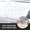 BINO | Plastic Storage Bins, Small – Shallow | THE HANDLER COLLECTION | Multipurpose Organizer Bins | Kitchen Pantry Organizers and Storage | Clear Containers for Organizing Home | Freezer Organizer(2PK MEDIUM – 14 x 6 x 4)