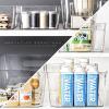 BINO | Plastic Storage Bins, X-Small – 24 Pack | THE SOHO COLLECTION | Multi-Use Organizer Bins | Built-in Handles | BPA-Free | Pantry Organization | Home Organization | Fridge Organizer | Freezer Org(12PK – LARGE)