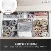 BINO | Plastic Storage Bins, X-Small – 5 Pack | THE LUCID COLLECTION | Multi-Use Built-In Handles BPA-Free Clear Storage Containers | Fridge Organizer | Pantry & Home Organization(5PK – X-SMALL)