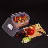BINO | Produce Saver – 6.8 Cup/1.6L | Fridge Storage Containers for Fruits and Vegetables | Adjustable Air Vent, Removable Basket | BPA-Free Fridge Organizers(6.8 Cup)
