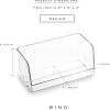 BINO | Stackable Plastic Storage Bins, Large | THE MYRIAD COLLECTION | Multipurpose Bins | Pantry Organizers And Storage | Home Organization Containers | Clear Plastic Fridge Bin | Freezer Organizer(Medium)