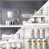 BINO | Stackable Plastic Storage Bins, Large | THE MYRIAD COLLECTION | Multipurpose Bins | Pantry Organizers And Storage | Home Organization Containers | Clear Plastic Fridge Bin | Freezer Organizer(Medium)