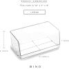 BINO | Stackable Plastic Storage Bins, Large | THE MYRIAD COLLECTION | Multipurpose Bins | Pantry Organizers And Storage | Home Organization Containers | Clear Plastic Fridge Bin | Freezer Organizer(Large)