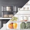 BINO | Stackable Plastic Storage Drawers, Small – 6 Pack | THE CRATE COLLECTION | Multi-Use Storage Bins with Drawers | BPA-Free | Pantry Organization | Home Organization | Fridge Organizer(6PK – SMALL)