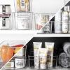 BINO | Stackable Storage Bins, Large – 2 Pack | THE STACKER COLLECTION | Clear Plastic Storage Bins | Built-In Handles | BPA-Free | Containers for Organizing Kitchen Pantry | Multi-Use Organizer Bins(Medium)