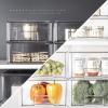 BINO | Stackable Storage Drawers, Small – Clear | THE CRATE COLLECTION | Storage Bins With Drawers | Bathroom Organizers | Under Sink Organizer | Vanity Cabinet Home Organization(Small)