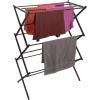 BINO 3-Tier Collapsible Drying Racks | Black | Laundry Foldable Rack | Air Drying & Hanging | Foldable Portable Indoor & Outdoor | Space Saving Clothes Dryer Stand