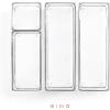 BINO 4-Piece Modular Drawer Bin Set | Bathroom & Vanity Drawer Organizer Trays – Small(Small)