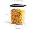 BINO Airtight Food Storage Container with Lids, 2.4 Qt/2.26 Liter, Black – Kitchen Pantry Organizing Container