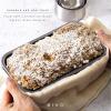 BINO Bakeware Nonstick Baking Pan, 9 x 5 Inch – Gunmetal | Premium Quality Textured Cake Pan with Even-Flow Technology | Dishwasher Safe | Non-Toxic