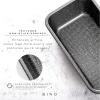 BINO Bakeware Nonstick Baking Pan, 9 x 5 Inch – Speckled Gunmetal | Premium Quality Textured Cake Pan with Even-Flow Technology | Dishwasher Safe | Non-Toxic