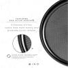 BINO Bakeware Nonstick Pizza Tray, 15 Inch – Black | Premium Quality Textured Baking Sheet with Even-Flow Technology | Dishwasher Safe | Non-Toxic
