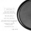 BINO Bakeware Nonstick Pizza Tray, 15 Inch – Black | Premium Quality Textured Baking Sheet with Even-Flow Technology | Dishwasher Safe | Non-Toxic