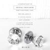 BINO Crystal Functional Interior Door Knobs Set – Chrome – Crystal Door Knobs Interior Crystal Knobs Door Knob