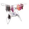 BINO Gullwing Steel Drying Rack Foldable, Sturdy, and Collapsible Laundry Solution – Collapsing Laundry Drying Rack – Space Saving – Home Essentials (White)