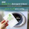 BINO Laundry Detergent Sheets – Fragrance Free | 100 Loads | Stain Fighting | Bottle-Free Ultra Concentrated Dissolving Laundry Soap | Recyclable Packaging | Paraben, Phosphate & Dye Free