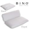 BINO Non-Slip Cushioned Bath Pillow with Suction Cups, White – Spa Pillow Bath Pillows for Tub Neck and Back Support Bathtub Pillows for Tub Accessories Set Rest(White)