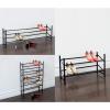 BINO Stackable 2 Tier Expandable Shoe Rack – 6-12 Pair Shoe Shelf Tower Storage Organizer, Black
