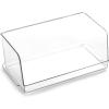 BINO | Stackable Plastic Storage Bins, Large | THE MYRIAD COLLECTION | Multipurpose Bins | Pantry Organizers And Storage | Home Organization Containers | Clear Plastic Fridge Bin | Freezer Organizer(Large)
