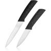 BINO 2-Piece Stainless Steel Paring Knife & Utility Knife with Blade Guards Set – Speckled Black | Sharp Knife Set with Good Grip | Cooking Knives | Peeling & Cutting Fruits & Vegetables | Meal Prep