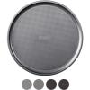 BINO Bakeware Nonstick Pizza Tray, 15 Inch – Gunmetal | Premium Quality Textured Baking Sheet with Even-Flow Technology | Dishwasher Safe | Non-Toxic