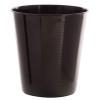 BINO Metal Waste Basket for Home, Office, Bathroom, Dorm, Kitchen and More | Trash Can Bin for Bedroom | Desk Trash Can | Home Essentials(Black)