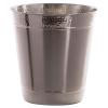 BINO Metal Waste Basket for Home, Office, Bathroom, Dorm, Kitchen and More | Trash Can Bin for Bedroom | Desk Trash Can | Home Essentials(Matte/Hammered)