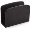 BINO Napkin Holder – Matte Marble Napkin Dispenser for Dinner Table | Black Kitchen Accessory(Black)
