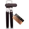 BINO Stainless Steel Can Opener – Black | Bottle & Can Opener Manual | HandHeld Can Opener | Utility Can Opener | Can Opener with Sharp Blades Smooth Edge | Can Opener Handle | Kitchen Accessories