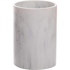 BINO | Kitchen Utensil Holder for Countertop, Matte Marble | Utensils Caddy | Countertop Utensils Holder | Utensil Crocks for Kitchen | Cooking Spatula Crock