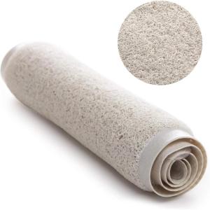 BINO | Loofah Non-Slip Bath Mat for Tub – Grey | Spa-Inspired Comfort, Quick-Drying, Secure Suction Cups | Exfoliating Shower Mat for a Luxurious and Safe Bathing Experience(Ivory)