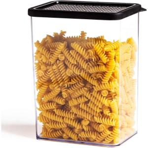 BINO Airtight Food Storage Container with Lids, 2.4 Qt/2.26 Liter, Black – Kitchen Pantry Organizing Container