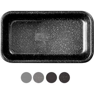 BINO Bakeware Nonstick Baking Pan, 9 x 5 Inch – Speckled Black | Premium Quality Textured Cake Pan with Even-Flow Technology | Dishwasher Safe | Non-Toxic