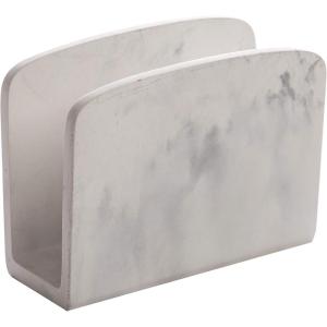 BINO Napkin Holder – Matte Marble Napkin Dispenser for Dinner Table | Black Kitchen Accessory(Matte Marble)