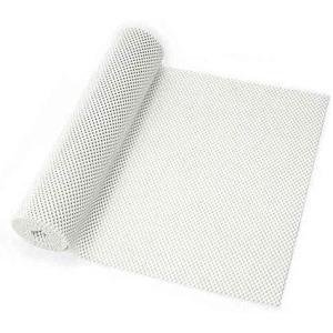 BINO Non-Adhesive Non-Slip Shelf and Drawer Grip Liner Mat, 12 -Inch x 15-Feet, White