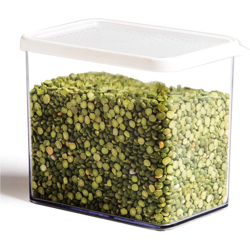 image:imageBINO Airtight Food Storage Containers with Lids 19 Qt178 Liter White  Airtight Container Kitchen Storage Containers for Pantry Containers for Organizing Airtight Storage Containers