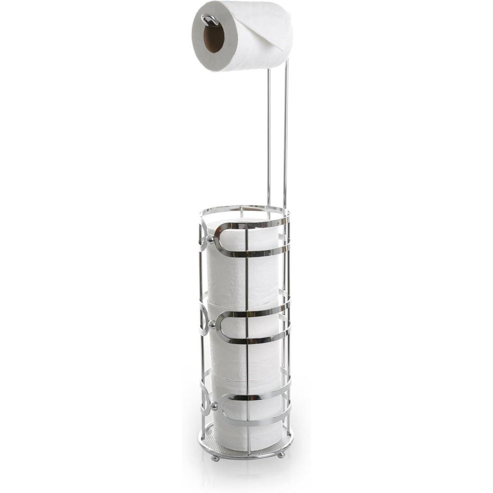 image:imageBINO The Luna Free Standing Toilet Paper Holder Chrome