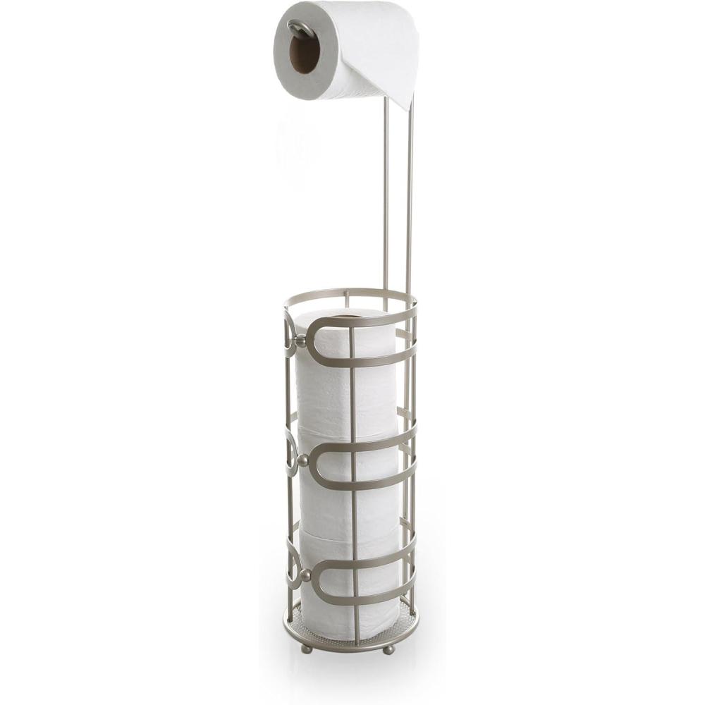 image:imageBINO The Luna Free Standing Toilet Paper Holder Nickel