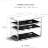 BINO | 3 Drawer Makeup Organizer | Amsterdam Avenue | THE MANHATTAN SERIES | Makeup Drawer Storage | Cosmetic Organizer | Plastic Vanity | Organizer Clear Makeup Organizers And Storage Cases | Acrylic