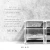BINO | 5-Drawer Makeup Organizer, Lexington Avenue | THE MANHATTAN SERIES | Modular Design Storage Drawers | Vanity Acrylic Organizers | Stackable Storage Bins | Clear Makeup Organizers And Storage(5 Drawer)