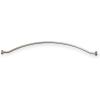 BINO | Adjustable Curved Shower Curtain Rod, Brushed Nickel – 48″to 72″| Wall Mounted | Shower Rod Expandable | Bathroom Accessories | Shower Rods For Bathroom